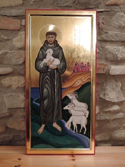 S. Francesco e l'agnellino, 3